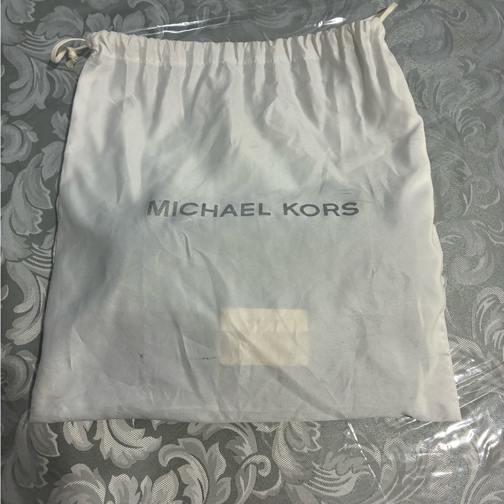 Michael Kors Black Quilted Clutch with Gold Accents - Picture 3 of 9